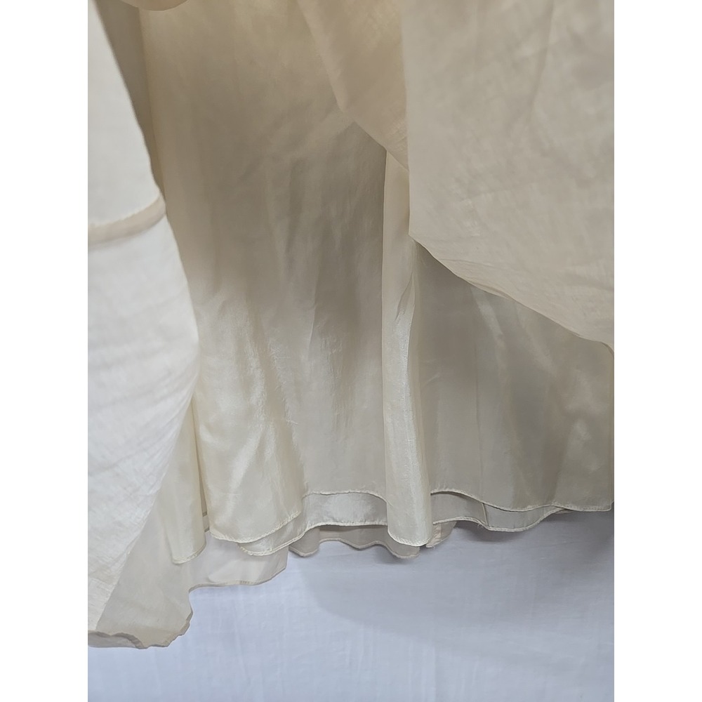 Vera Wang Lavender Label Beige Knee Length Party Dress Silk Lined Women's Small? - Picture 3 of 9